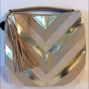 Marlowe Tassel Hobo cream/gold New